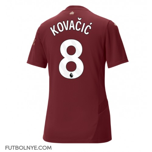 Camiseta Manchester City Mateo Kovacic #8 Tercera Equipación para mujer 2024-25 manga corta